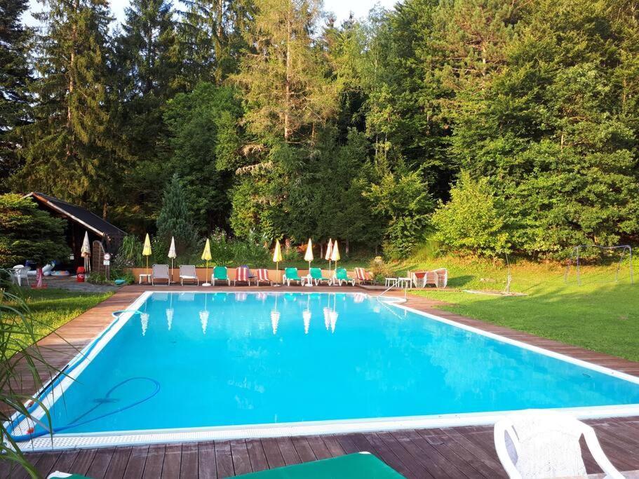 Haus Sonnenhang +Seeblick+Pool Reifnitz Bagian luar foto