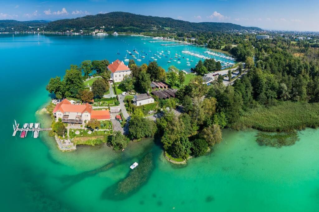 Haus Sonnenhang +Seeblick+Pool Reifnitz Bagian luar foto