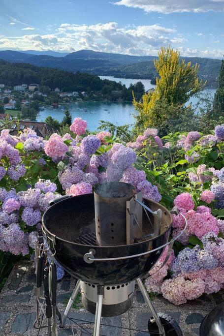 Haus Sonnenhang +Seeblick+Pool Reifnitz Bagian luar foto