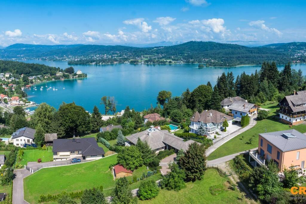 Haus Sonnenhang +Seeblick+Pool Reifnitz Bagian luar foto