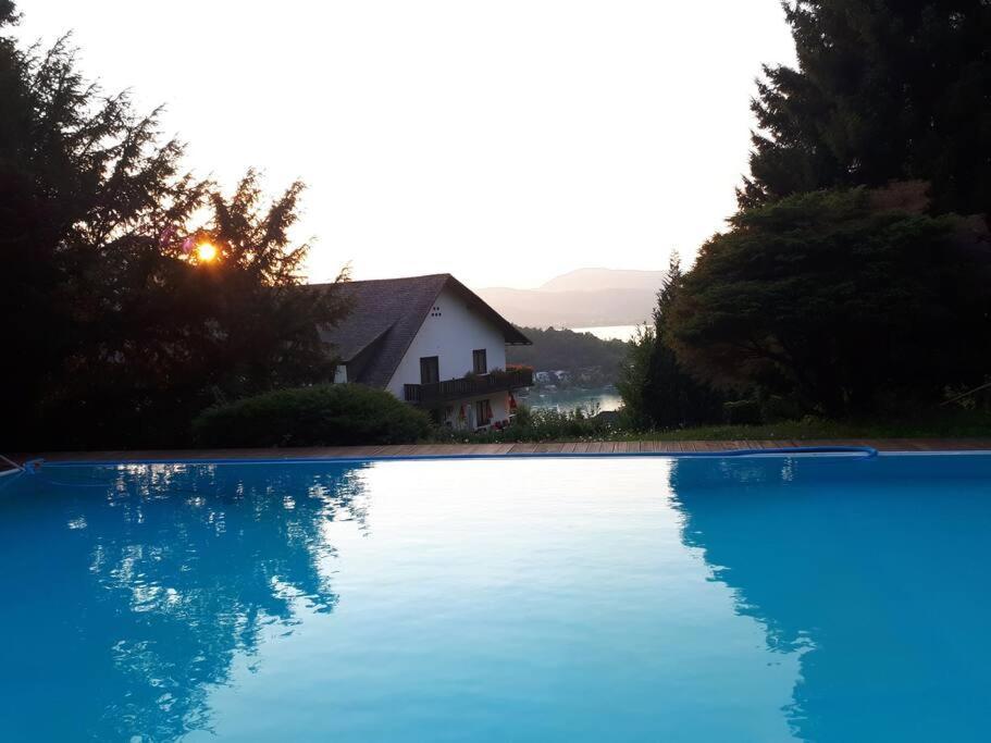 Haus Sonnenhang +Seeblick+Pool Reifnitz Bagian luar foto