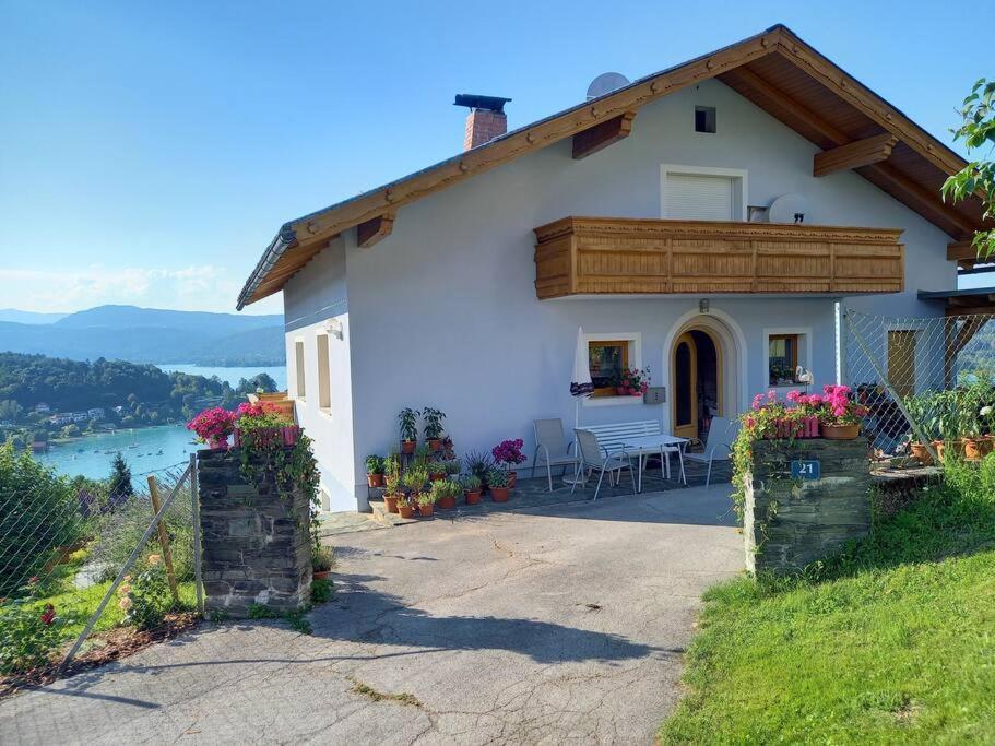 Haus Sonnenhang +Seeblick+Pool Reifnitz Bagian luar foto