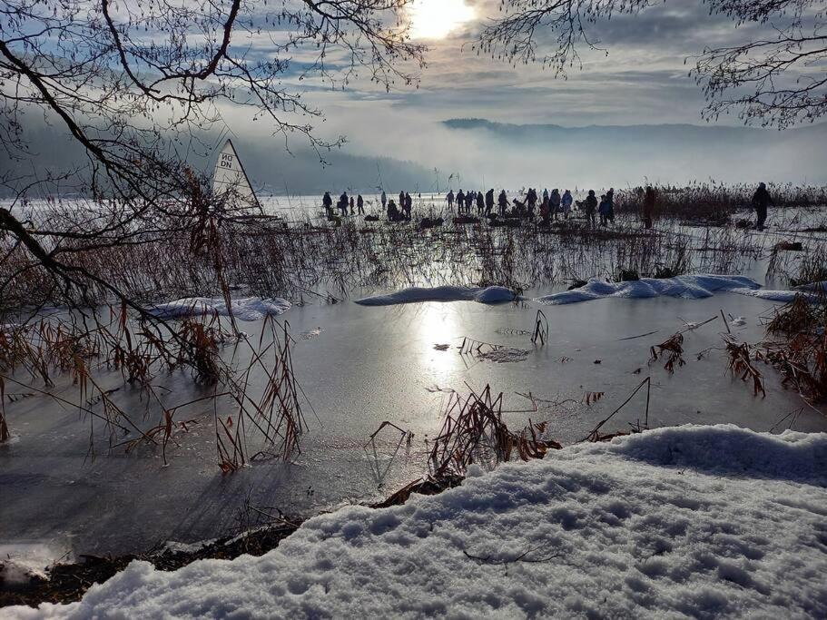 Haus Sonnenhang +Seeblick+Pool Reifnitz Bagian luar foto