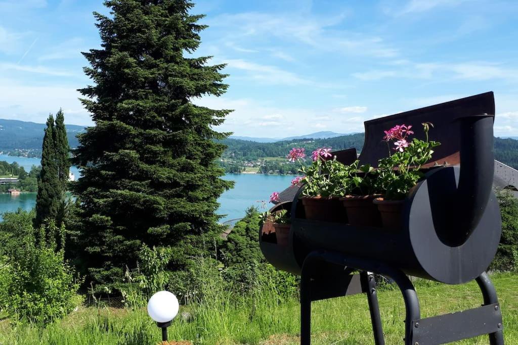 Haus Sonnenhang +Seeblick+Pool Reifnitz Bagian luar foto